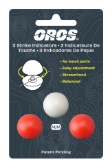 Oros Strike Indicator Bissanzeiger 3er Set chartreuse, orange, white 