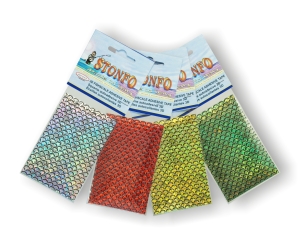 Stonfo 3D FISHSCALE  Holographic Gold Small Stonfo 3D FISHSCALE  Holographic Gold Small