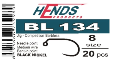 Hends Jig, Barbless Hook BL134 