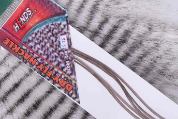 Hends Dry Fly Hackle - Grau DFH16 