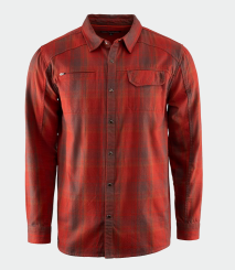 Grundéns Dispatch Flannelhemd, Lobster 