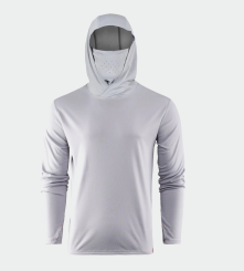 Grundéns Tough Sun Masked Hoodie UPF 50+ Sonnenschutz mist 