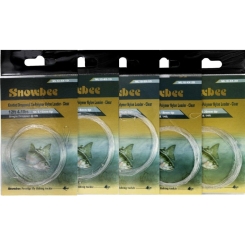 Snowbee Monofilament Knotted Vorfach mit Droppern 3.66 - 5.49m 