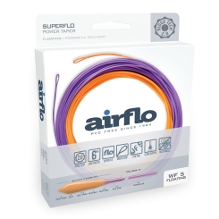 Airflo Superflo Ridge 2.0 Power Fliegenschnur Orange/Lila 