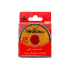 Snowbee XS-Plus Gold Super-Fluorocarbon Vorfachspule 50m 
