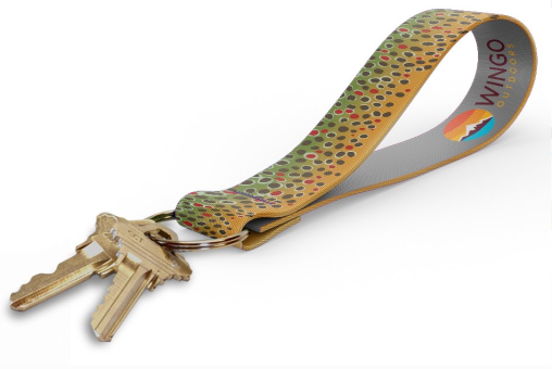 Wingo Key Fob Schlüsselanhänger Brown Trout 2022 