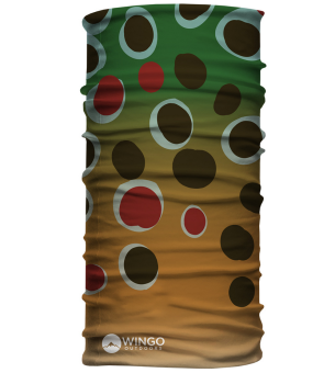 Wingo Fish Skin Neck Gaiter Nacken- und Halstuch Brown Trout 2022 