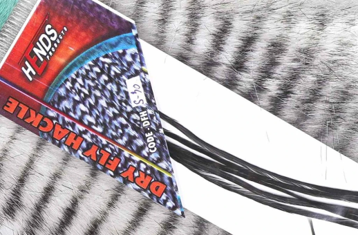 Hends Dry Fly Hackle - Schwarz DFH30 