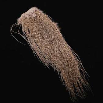 Hends Dry Fly Hackle - Grizzly Dunkelbraun DFH302 