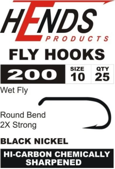 Hends Haken - Saltwater Fly, Streamer Black Nickel 770 