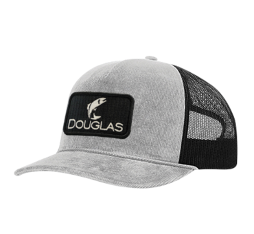 Douglas High Crown Kappe Grauer Kord/Schwarz 