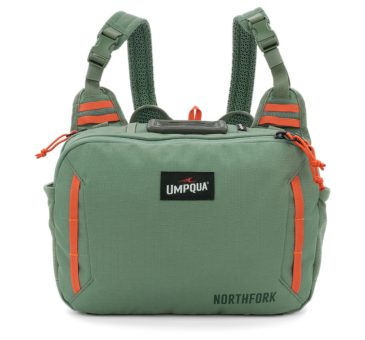 Umpqua Northfork Brusttasche, Tannengrün 