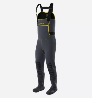 Finntrail BLACKWATER Neopren Wathose Dunkelgrau 
