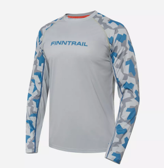 Finntrail WAVE Sonnenschutz UPF 50+ Langarmshirt Grau 
