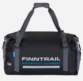 Finntrail BIG ROLL 80L Wasserdichte Tasche Schwarz 