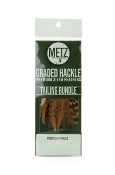 Metz Hackle Schwanzfedern Bundle 3pk Perdigon 