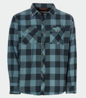 Grundéns Kodiak Insulated Shirt Langarmhemd, Surf Buffalo Plaid 