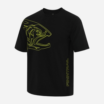 Finntrail BIG FISH T-Shirt Schwarz-Gelb 