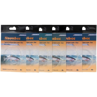 Snowbee Monofilament Clear Tapered Vorfach 2.74m 