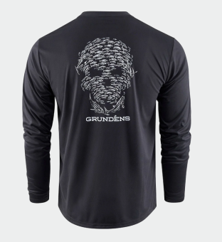 Grundéns Bait Ball LS Tech Tee UPF 50+ Sonnenschutz Shirt black 