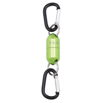 Dr. Slick Magnetic Werkzeughalter, grün, mit Karabinern - MINIMAG 